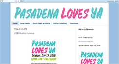 Desktop Screenshot of pasadenateenbookfestival.com